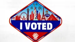 US postal ballot mail sticker