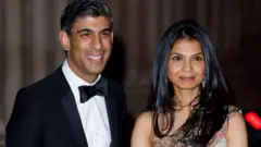 Rishi Sunak and Akshata Murty