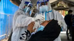করোনা শনাক্তে চলছে সোয়াব টেস্ট