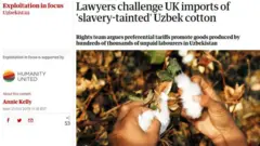 Британиянинг Guardian нашри мақоласида Ўзбекистонда замонавий қуллик қўлланиши айтилган