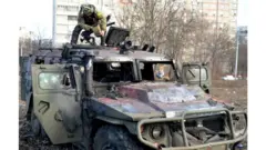 Igisirikare ca ukraine carirukanye ingaob z'uburusiya muri Kharkiv
