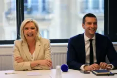 Jordan Bardella es el delfín de Marine Le Pen.
