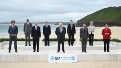 G7 leaders meeting in Carbis Bay, Cornwall (11 June)