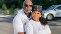 Sammie Okposo and wife