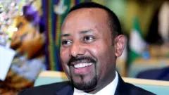 Ethiopian Prime Minister Abiy Ahmed attend di High Level Consultation Meetings of Heads of State and Government on di situation for di Democratic Republic of Congo for di African Union Headquarters in Addis Ababa, Ethiopia, 17 January, 2019.