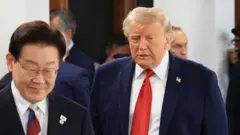 Дональд Трамп и Ли Чжэ Мён
