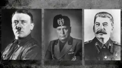 ਕ੍ਰਮ ਵਿੱਚ ਹਿਟਲਰ, ਮੁਸੋਲਿਨੀ ਅਤੇ ਸਟਾਲਿਨ ਦੀਆਂ ਤਸਵੀਰਾਂ