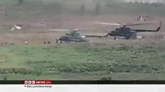 စစ်ရဟတ်ယာဉ် ပျက်ကျတဲ့နေရာ ကေအိုင်အေ ရှင်းလင်း