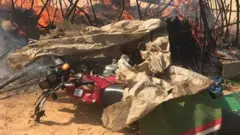 Okada wey dey burn
