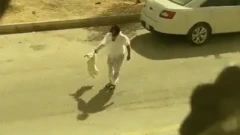 معذب الكلب في حي لبن بالرياض