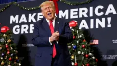 Donald Trump campaigning in Iowa - 19 December