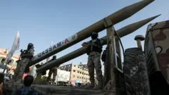 "Қассам" русумидаги ракеталар