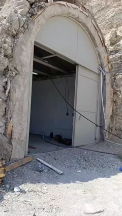 تصاویر تونل‌های زیر کوه که سپاه می‌گوید ارتباطی با آن ندارد