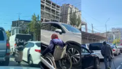 Токтогул көчөсүндө кесилиш сайын алакан жайгандар кезигет 