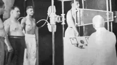 Manoel Dias de Abreu avec des patients de la tuberculose.