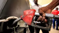 sudan'da benzin istasyonu