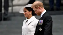 Meghan Markle y el príncipe Harry