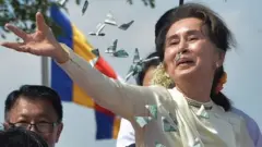 म्यांमार में NLD यानी नेशनल लीग फॉर डेमोक्रेसी सबसे बड़ी पार्टी बनकर उभरी है.