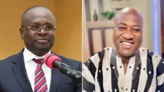 Ministan tsaron Ghana Dr Omane Boamah da na muhalli, Murtala Mohammed