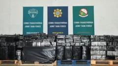 El alijo de droga capturado por las autoridades irlandesas