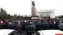 Борбордук аянттагы митинг