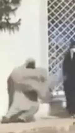 تصویر لحظه تیرخوردن یک زن که با هوش مصنوعی ساخته شده