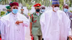 Shugaba Issoufou tare da Buhari