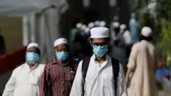 দিল্লির নিজামুদ্দিন-এ তাবলীগ জামাতের সদর দফতর কোয়ারেন্টিন করা হয়েছে, ৩১-০৩-২০২০।