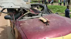 Ọkọ Micra to ko ijamba ọkọ 