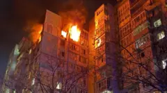 Горящий дом в Одессе, 1 мая 2026 года