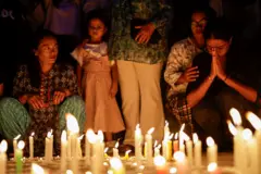 A candlelight vigil is held to commemorate the people killed in Nepal's Gen-Z protests