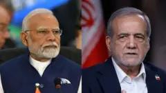 पीएम नरेंद्र मोदी ने शनिवार को ईरान के राष्ट्रपति मसूद पेज़ेश्कियान से बात की