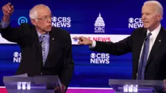 Bernie Sanders y Joe Biden