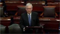 Top Republican Senator Mitch McConnell acknowledges Joe Biden as president-elect for the first time.