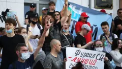 протестная акция в хабаровске