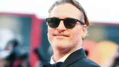Joaquin Phoenix at the Joker premiere