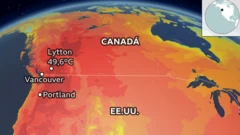 Ola de calor mapa