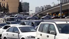 sıxlıq, tıxac, yol bağlanıb, Moskva prospekti, yol təmiri