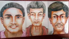 sketch of Gauri Lankesh three murder suspects released by karnataka police
