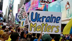 В США регулярно проходят демонстрации в поддержку Украины