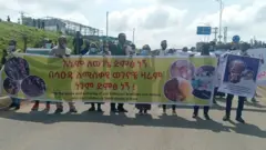 ሰልፈኞች በከፊል