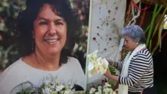 Un mural sobre Berta Cáceres