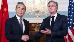 آقای وانگ برای گفت‌وگو درباره این درگیری با آقای بلینکن به واشنگتن سفر کرد