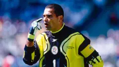 Chilavert durante partequem é o dono da bet7kfutebol