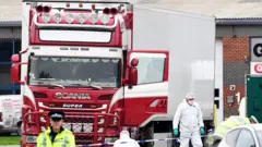 Lorry and forensics