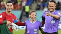 क्रिस्टियानो रोनाल्डो और स्टीफ़नी फ़्रैपार्ट