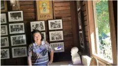 Bà Võ Thị Hoan hiện đang coi sóc ngôi nhà trước đây Hồ Chí Minh từng sống tại Nakhon Phanom, Thái Lan
