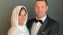 حلا شيحة مع زوجها معز مسعود