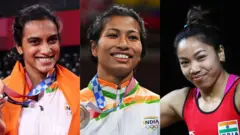 પીવી સિંધુ, લવલીના અને મીરાબાઈ ચનુ