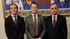 Элчи Ғайрат Фозилов Нидерландиянинг "EuroTalents" ишчи агентлиги вакиллари билан.